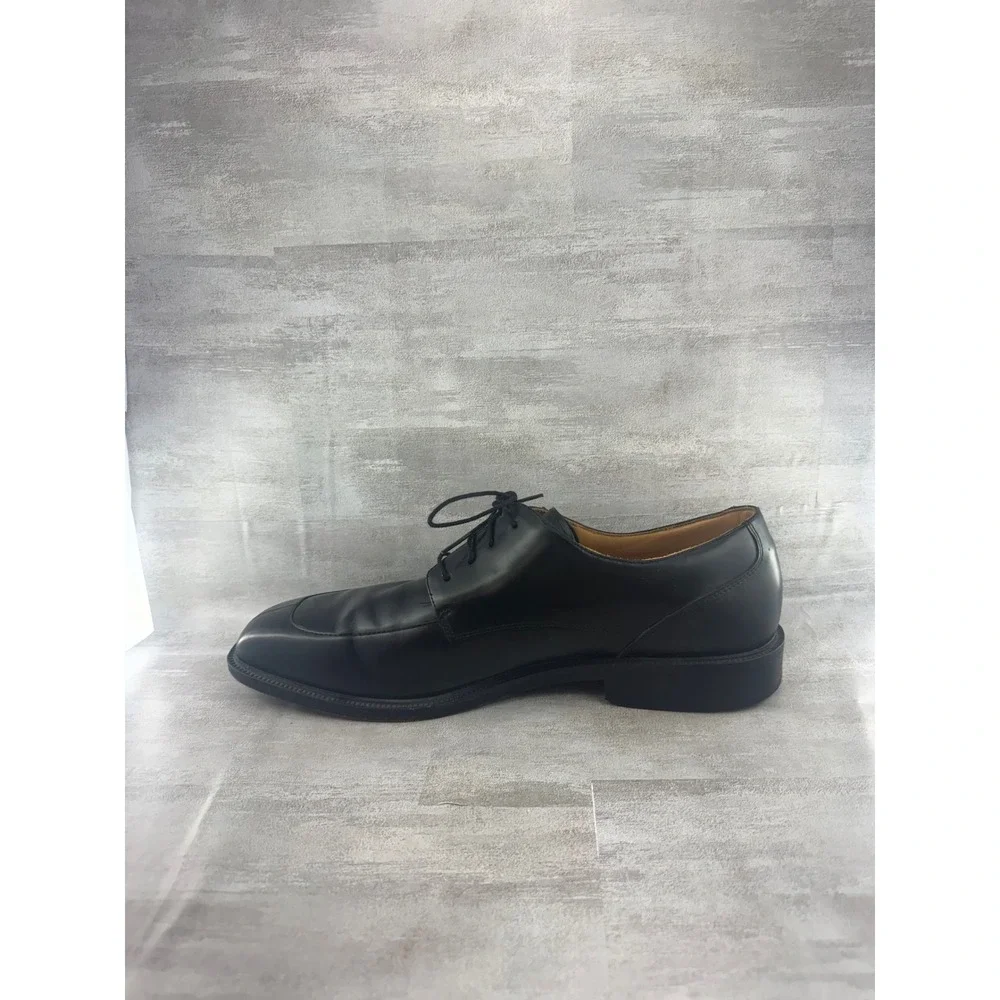 Rockport Men Black Leather Split Toe Oxford Dress Shoes APM12351 Size 15M